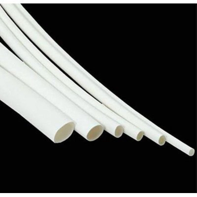 1mm Heat Shrink Sleeve Tube - White - 1 meter