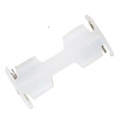 2xAA Battery Holder - White 