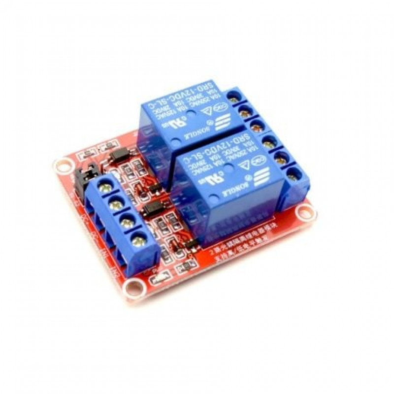 2 Channel 12V High and Low Level Trigger Relay Module buy online at Low
