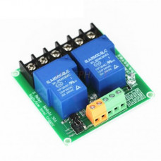 2 Channel 5V 30A Relay Module Supports High and Low Trigger Optocoupler
