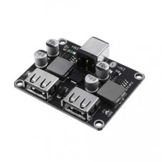 2 Channel USB QC3.0 QC2.0 DC-DC Buck Converter Charging Step Down Module 6-32V 9V 12V 24V to Fast Quick Charger Circuit Board