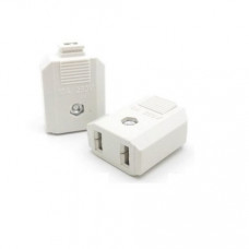 2 Pin Wifi Female Plug 10A 250V Monitoring Waterproof Box Socket