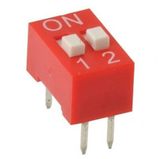 2 Way Slide Switch 2.54mm Pitch - Pack of 5