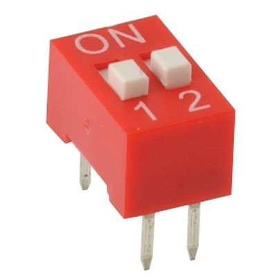 2 Way Slide Switch 2.54mm Pitch - Pack of 5