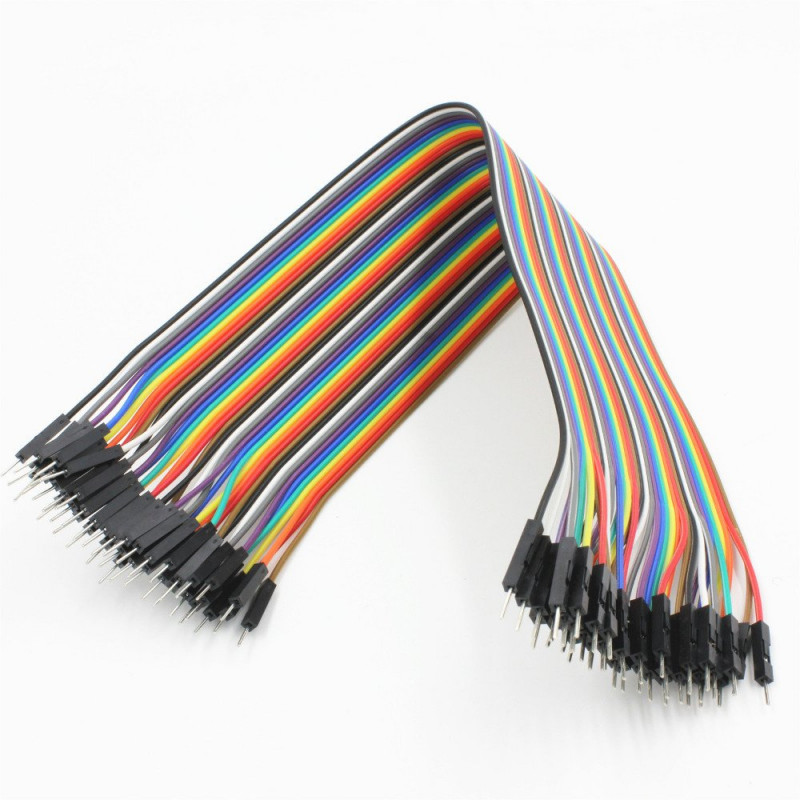 Pack 40 Cables Dupont 20 cm (Macho-Macho) - Tío Led