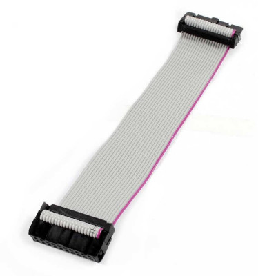 20 Pin (20 Wire) Female to Female Connector Flat Ribbon Cable (FRC) Cable - 30 cm Length