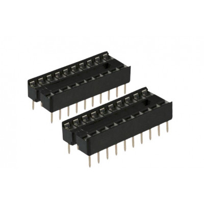 20 Pin IC Base (DIP) - 2 Pieces Pack