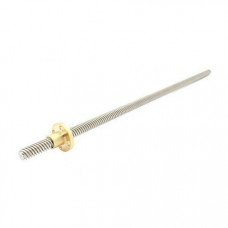 200mm Trapezoidal 4 Start Lead Screw 8mm Thread 2mm Pitch Lead Screw with Copper Nut