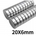 20mm x 6mm (20x6 mm) Neodymium Disc Strong Magnet