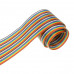 24AWG Pure Copper 40pin Dupont Wire Flexible Rainbow Color Flat Ribbon Cable - 1 Meter