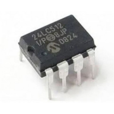 24LC512 24C512 512K bit Serial I2C Bus EEPROM IC DIP-8 Package