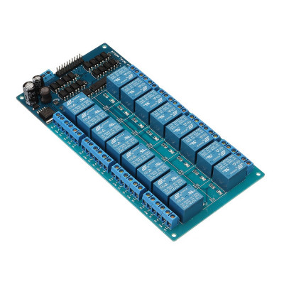16 Channel 24V Relay Module with Optocoupler