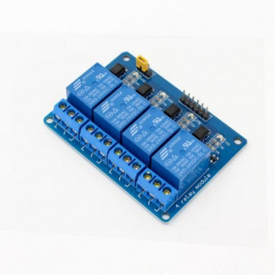 4 Channel 24V Relay Module with Optocoupler