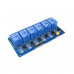 6 channel 24V Relay Module with Optocoupler