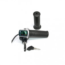 24V LCD digital throttle with key with the speed mileage display