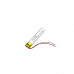 250 mAh 3.7V single cell Rechargeable LiPo Battery
