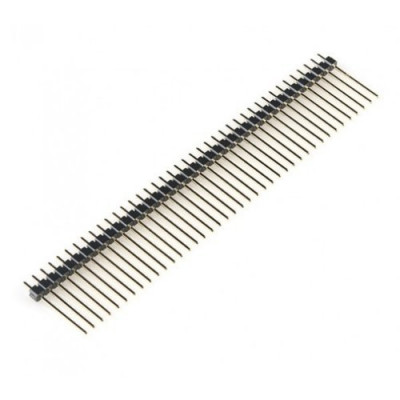 1x40 Pin 2.54mm Pitch Male Single Row Straight Long Header Berg Strip