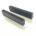 2x20 Pin 2.54mm Pitch Female Double Row Straight Long Header Berg Strip