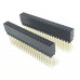 2x20 Pin 2.54mm Pitch Female Double Row Straight Long Header Berg Strip 2x20 Pin 2.54mm Pitch Female Double Row Straight Long Header Berg Strip