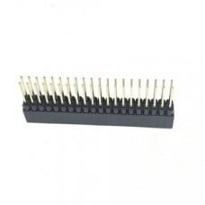 2x20 Pin 2.54mm Pitch Female Double Row Straight Long Header Berg Strip