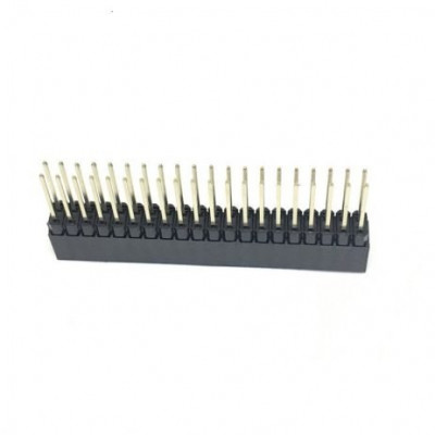 2x20 Pin 2.54mm Pitch Female Double Row Straight Long Header Berg Strip 2x20 Pin 2.54mm Pitch Female Double Row Straight Long Header Berg Strip