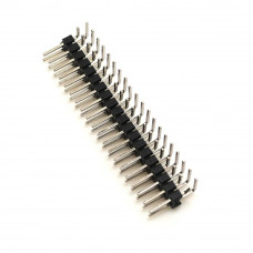 2x20 Pin 2.54mm Pitch (Right Angle) Male Header Berg Strip