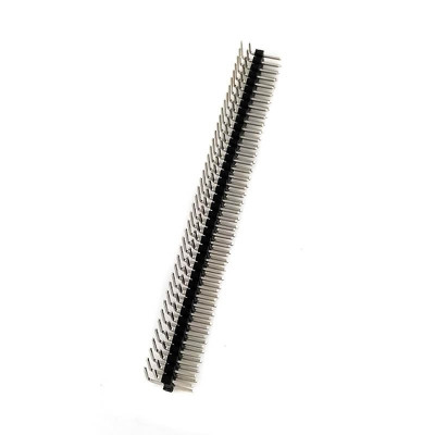 2x40 Pin 2.54mm Pitch Male Berg Strip (Right Angle) - Break Away Header 2x40 Pin 2.54mm Pitch Male Berg Strip (Right Angle) - Break Away Header