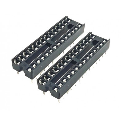 28 Pin IC Base (DIP) - 2 Pieces Pack