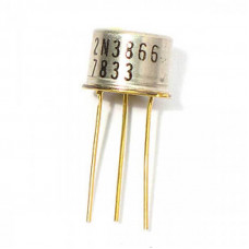 2N3866 NPN RF Power Transistor 30V 0.4A TO-39 Metal Package