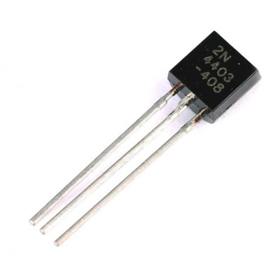 2N4403 PNP General Purpose Transistor 40V 600mA TO-92 Package - 5 Pieces Pack