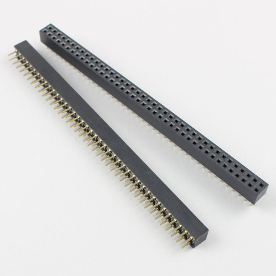 2x40 Pin 2.54mm Pitch Female Berg Strip - Break Away Header - Straight