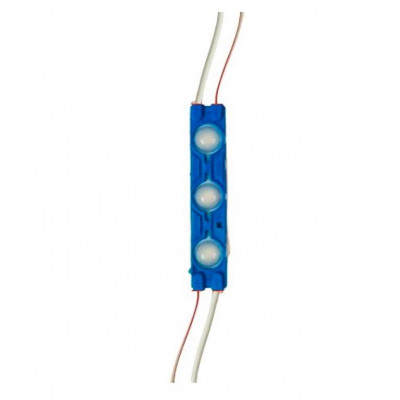 3 Blue Color 5050 SMD LED Module -  Ultra Bright Waterproof SMD LED - 12V DC