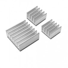 3 in 1 Aluminum Heat Sink Set for Raspberry Pi 3/4