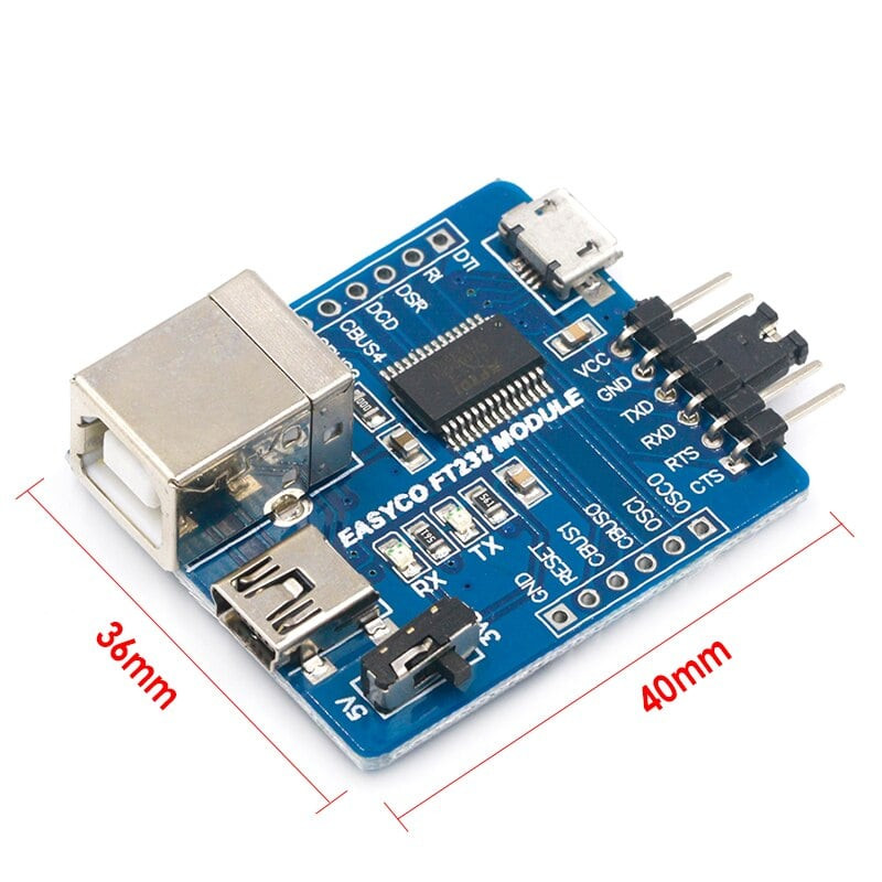 3-in-1 FT232RL USB to Serial Module USB / MINI / Micro to UART buy ...