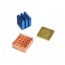 3 IN 1 Heat Sink Set for Raspberry Pi 3 (with RPI Logo)