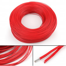 3 Meter UL1007 24AWG PVC Electronic Wire (Red)