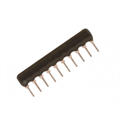 3.3K ohm 10 Pin Resistor Network - SIP