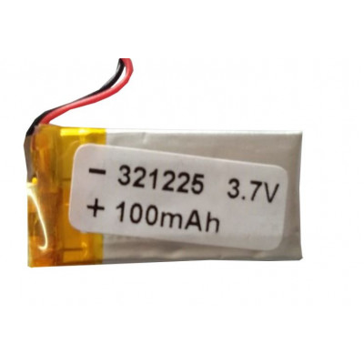 3.7V 100mAH (Lithium Polymer) Lipo Rechargeable Battery Model EC-321225