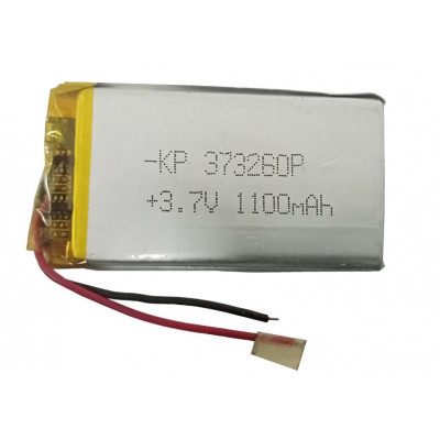 3.7V 1100mAH (Lithium Polymer) Lipo Rechargeable Battery Model KP-373260