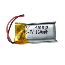 3.7V 160mAH (Lithium Polymer) Lipo Rechargeable Battery Model KP-401018