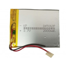 3.7V 2000mAH (Lithium Polymer) Lipo Rechargeable Battery Model KP-045060 3.7V 2000mAH (Lithium Polymer) Lipo Rechargeable Battery Model KP-045060