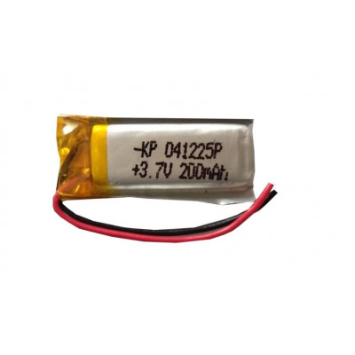 3.7V 200mAH (Lithium Polymer) Lipo Rechargeable Battery Model KP-041225