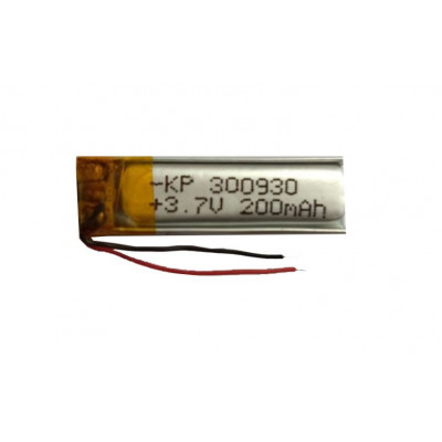 3.7V 200mAH (Lithium Polymer) Lipo Rechargeable Battery Model KP-300930 3.7V 200mAH (Lithium Polymer) Lipo Rechargeable Battery Model KP-300930