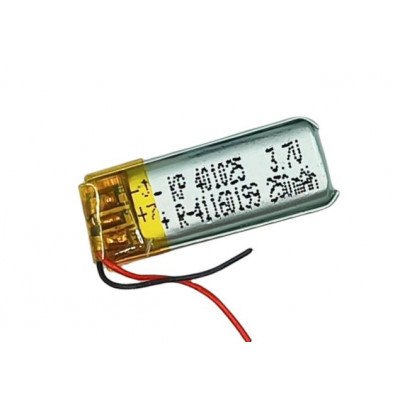 3.7V 250mAH (Lithium Polymer) Lipo Rechargeable Battery Model KP-401025