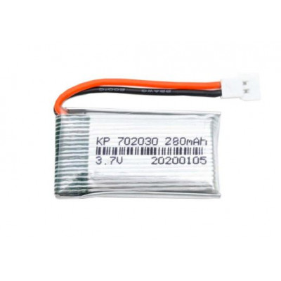 3.7V 280mAH (Lithium Polymer) Lipo Rechargeable Battery for RC Drone