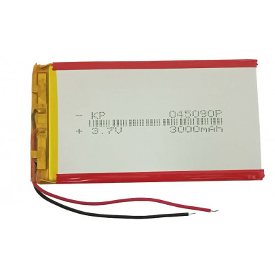 3.7V 3000mAH (Lithium Polymer) Lipo Rechargeable Battery Model KP-045090 3.7V 3000mAH (Lithium Polymer) Lipo Rechargeable Battery Model KP-045090