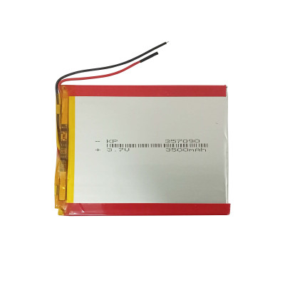 3.7V 3500mAH (Lithium Polymer) Lipo Rechargeable Battery Model KP-357090