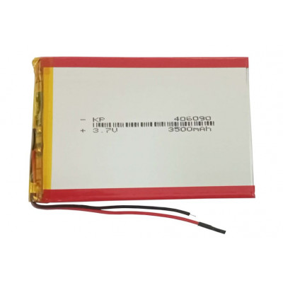 3.7V 3500mAH (Lithium Polymer) Lipo Rechargeable Battery Model KP-406090