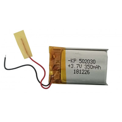 3.7V 350mAH (Lithium Polymer) Lipo Rechargeable Battery Model KP-502030 3.7V 350mAH (Lithium Polymer) Lipo Rechargeable Battery Model KP-502030