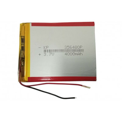 3.7V 4000mAH (Lithium Polymer) Lipo Rechargeable Battery Model KP-356480 3.7V 4000mAH (Lithium Polymer) Lipo Rechargeable Battery Model KP-356480